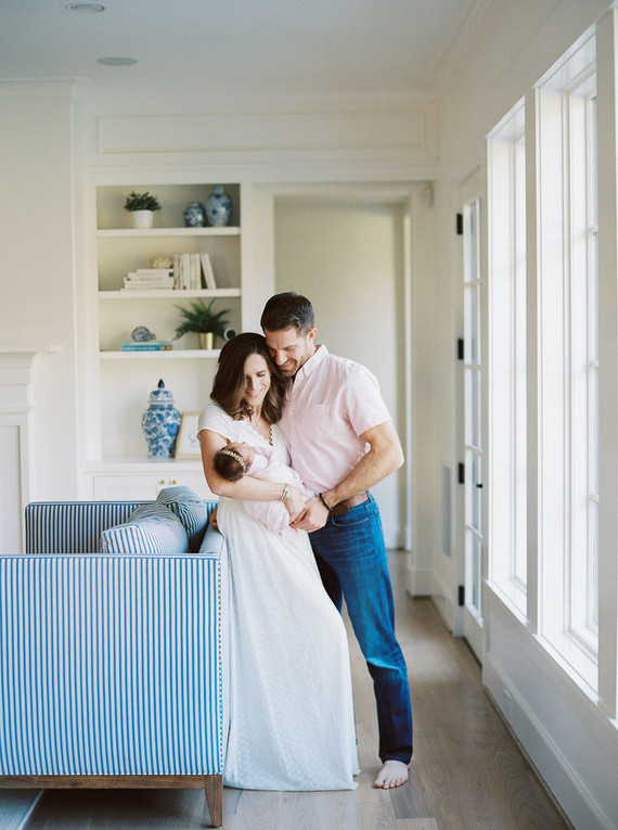 Pastel newborn and family photos