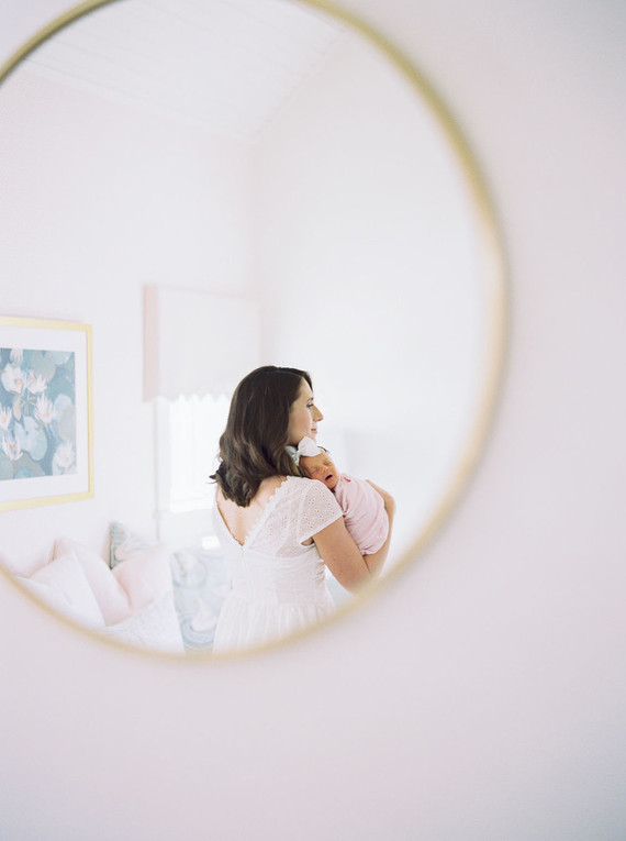 Pastel newborn and family photos