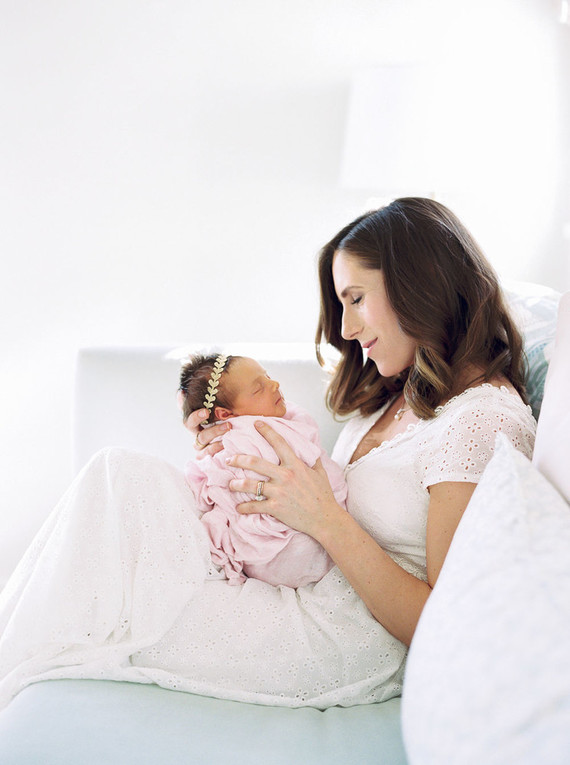 Pastel newborn photos