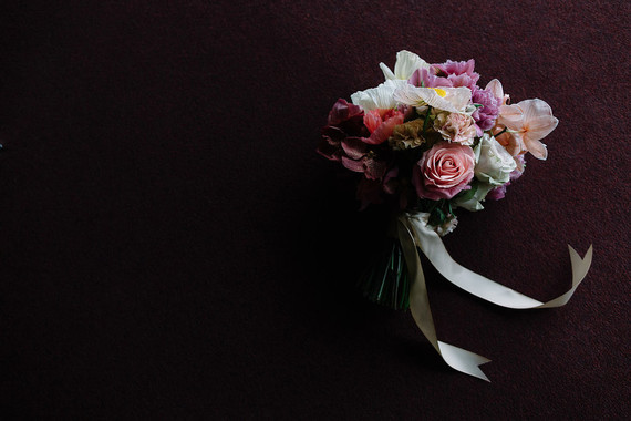 Pink bridal bouquet