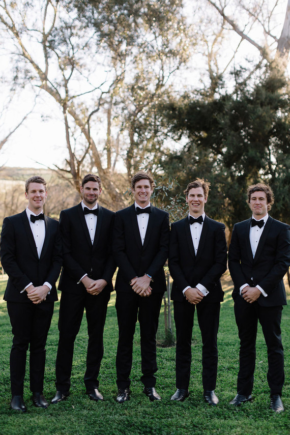 Groomsmen tuxes