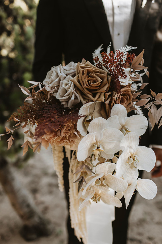 Orchid bridal bouquet