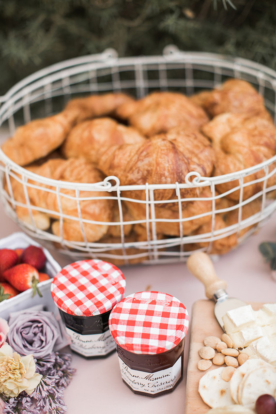 Pink floral French first birthday party