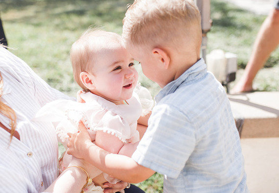 Pink floral French first birthday party