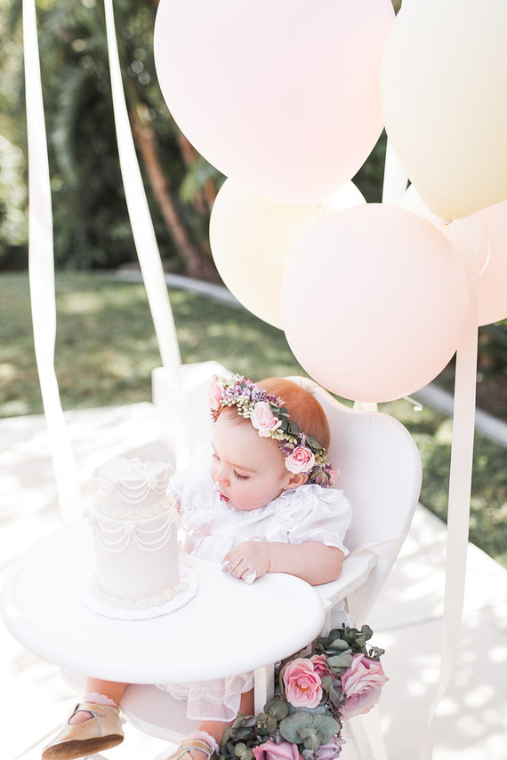 1st birthday smash cake