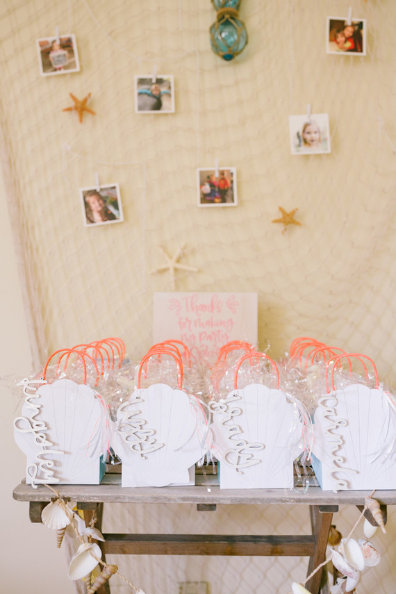 Under the sea themed girls party