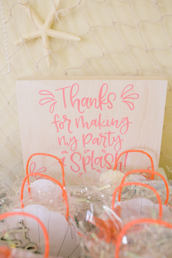 Under the sea themed girls party