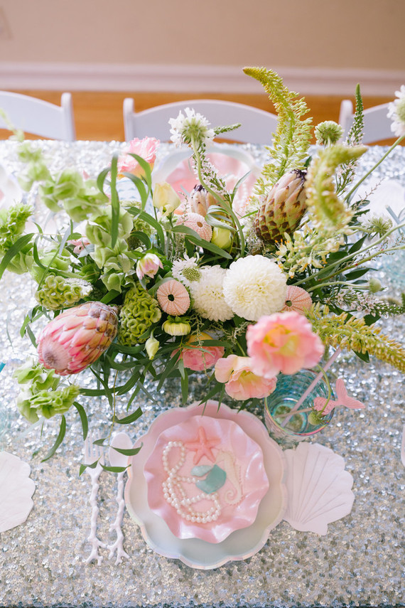 Under the sea themed girls party