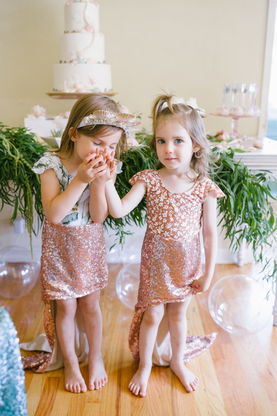 Under the sea themed girls party