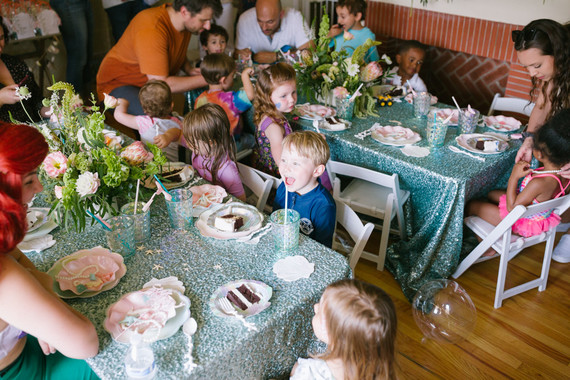 Under the sea themed girls party