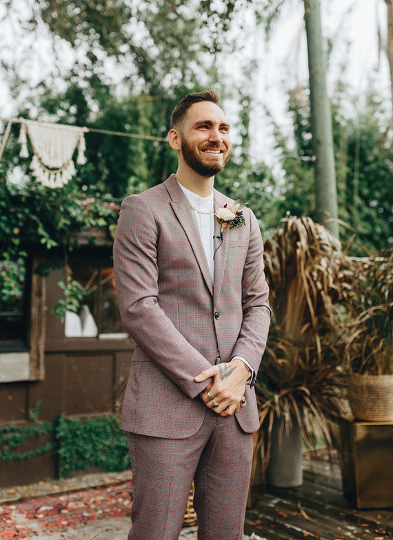 Jewel toned bohemian wedding