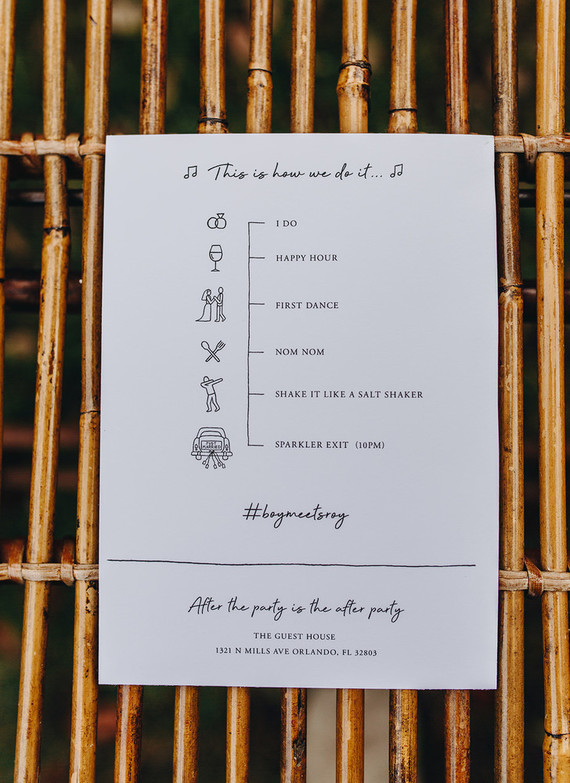 Boho wedding decor