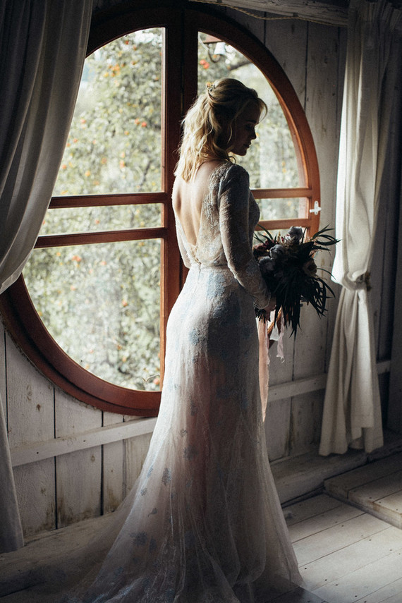 Custom wedding dress