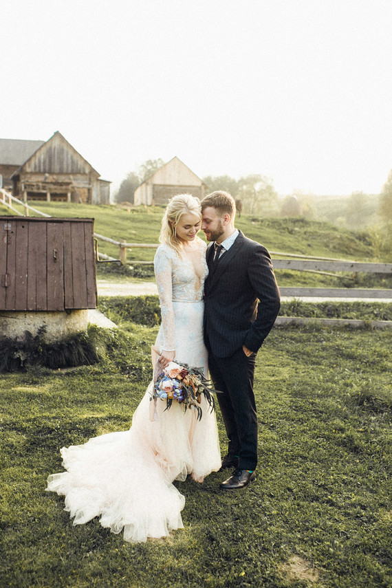 Custom wedding dress