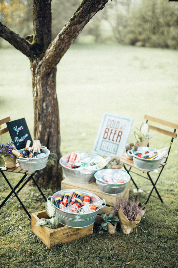 Rustic summer barn wedding