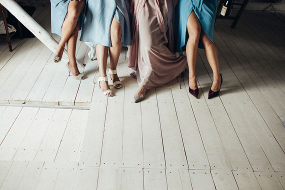 Rustic summer barn wedding