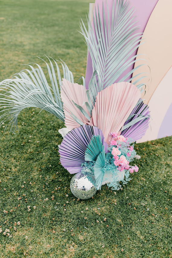 Rainbow pastel twin birthday party