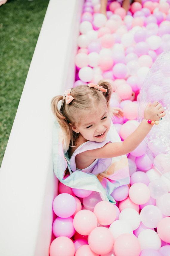 Rainbow pastel twin birthday party