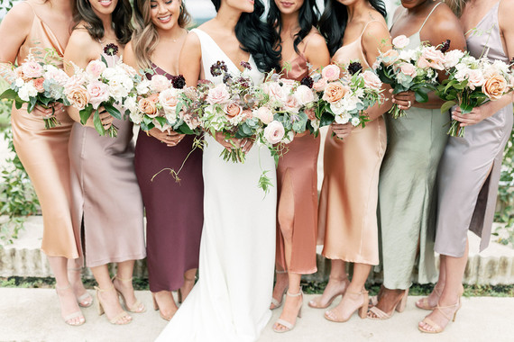 Bridesmaid slip dresses Inspiration
