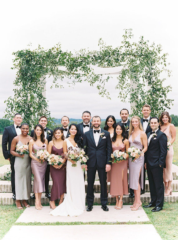 Bridesmaid slip dresses