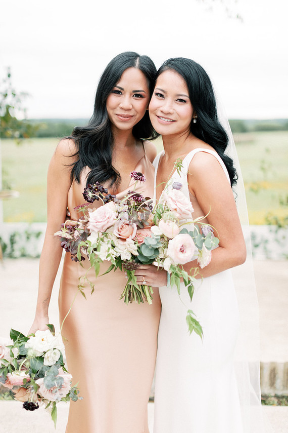 Bridesmaid slip dress