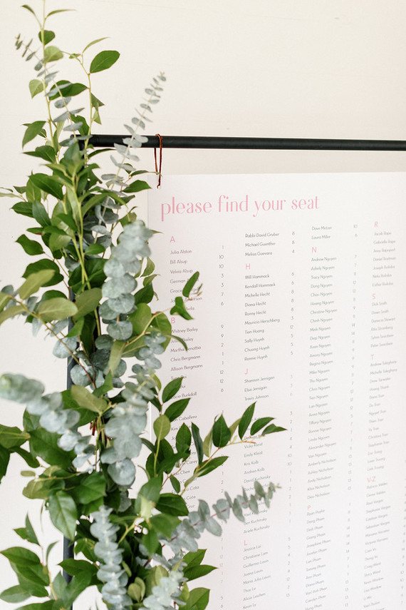 Seating chart idea Inspiration