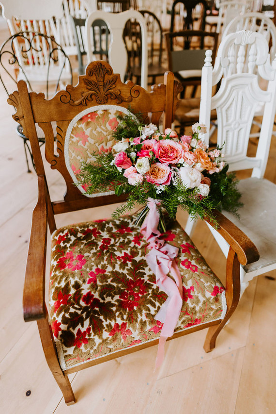 Spring bridal bouquet