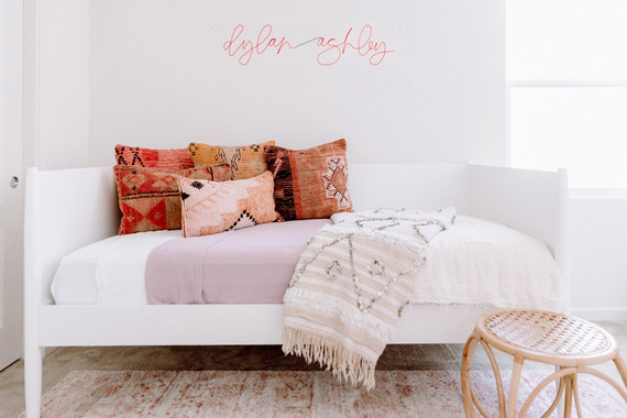Desert inspired kids bedroom decor