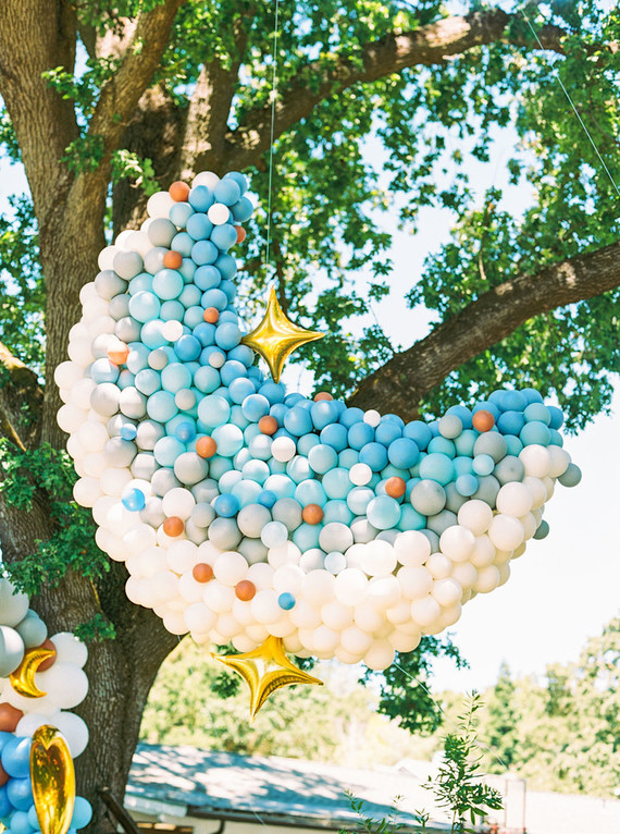 Moon balloon install Inspiration
