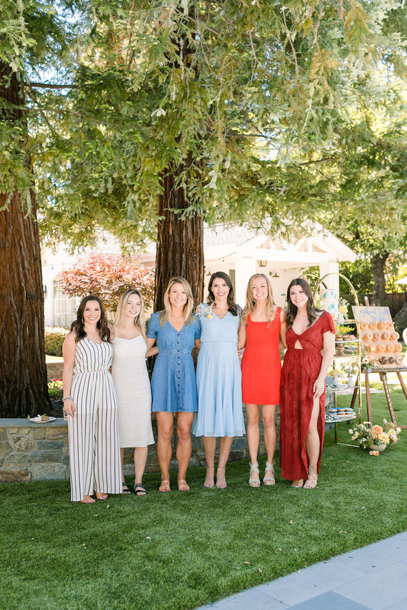 Blue + yellow celestial themed baby shower Inspiration