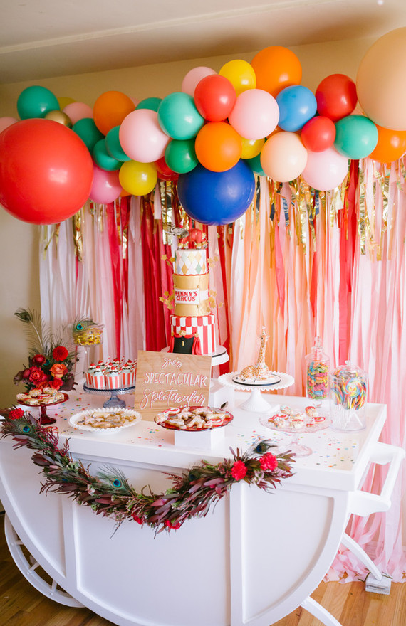 Circus themed birthday party ideas