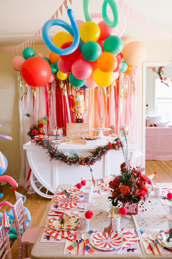 Circus themed birthday party ideas Inspiration