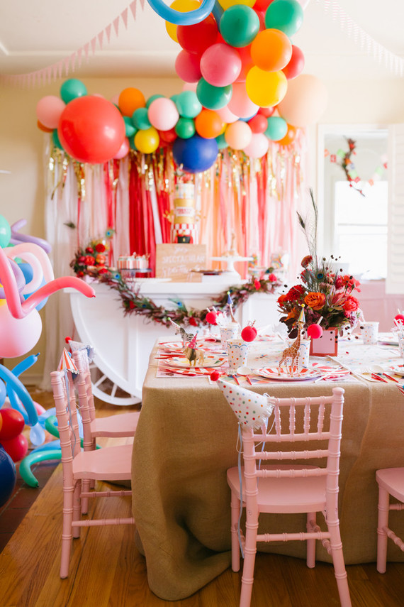 Circus themed birthday party ideas