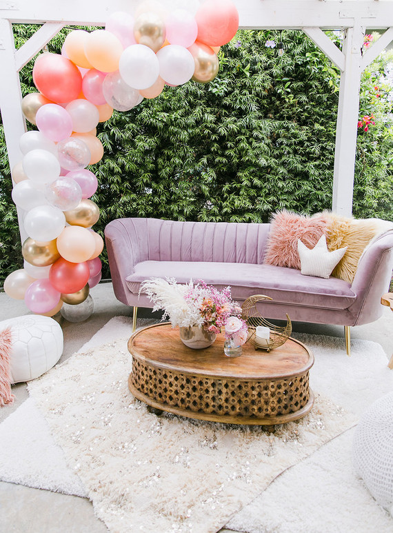 Pink balloon install