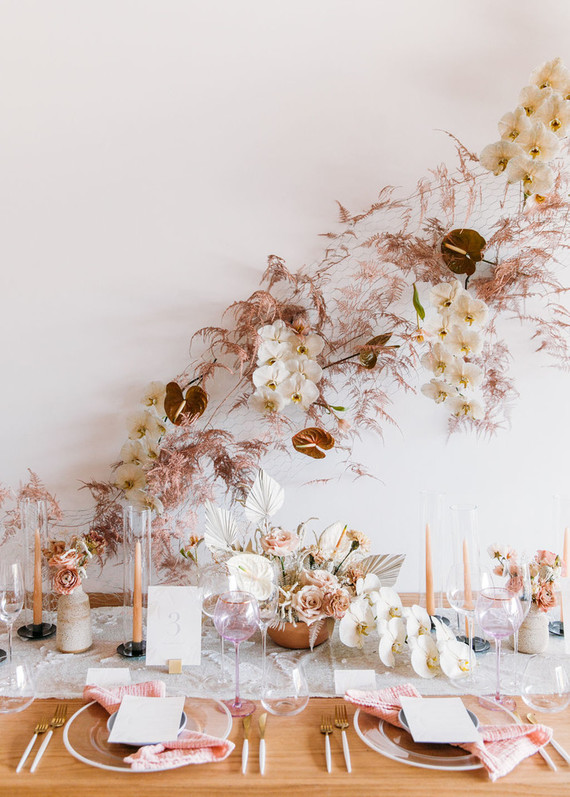Modern tablescape