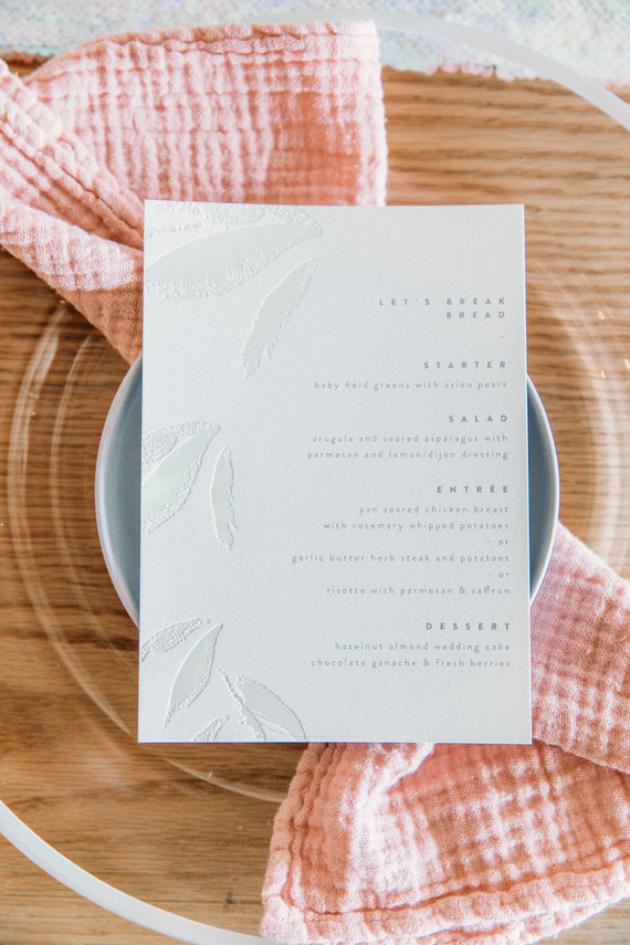 Minted wedding signage