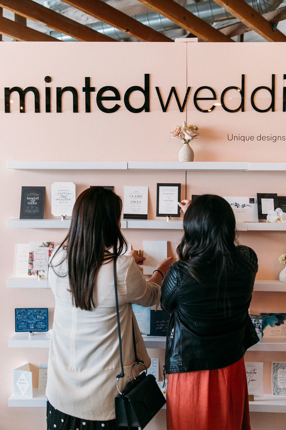 Minted wedding signage