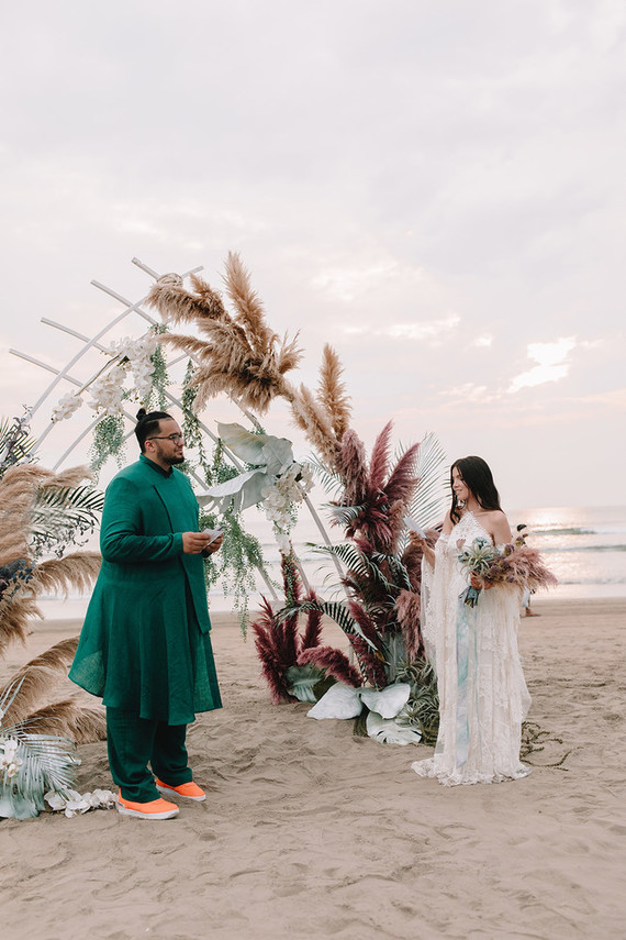 Bohemian Indian wedding
