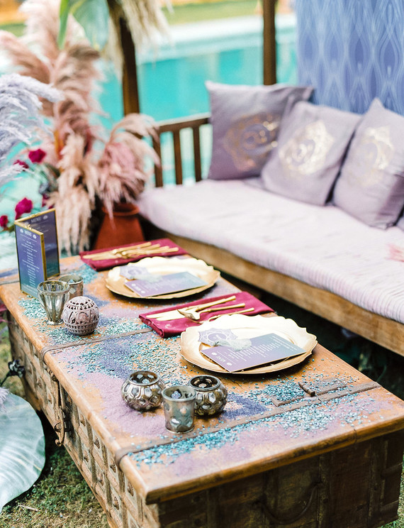 Bohemian Indian wedding Inspiration
