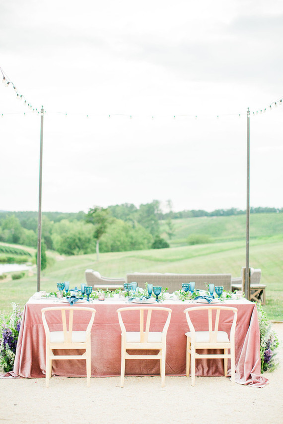 Pink tablescape