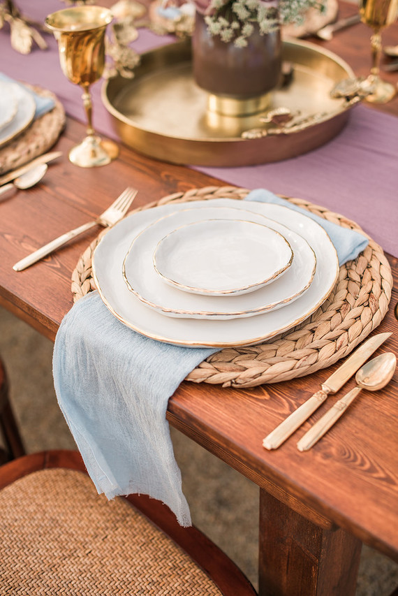 Rustic place setting Inspiration