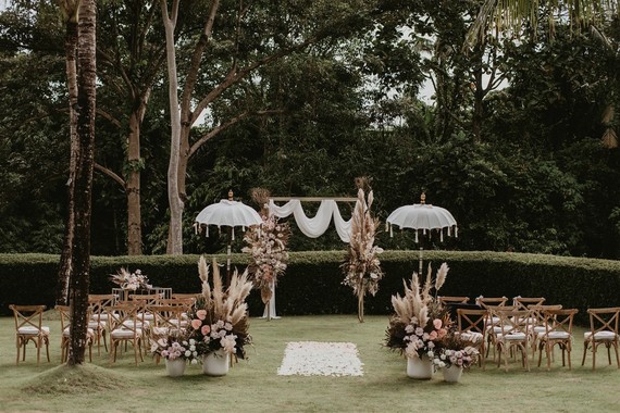 Boho Bali wedding