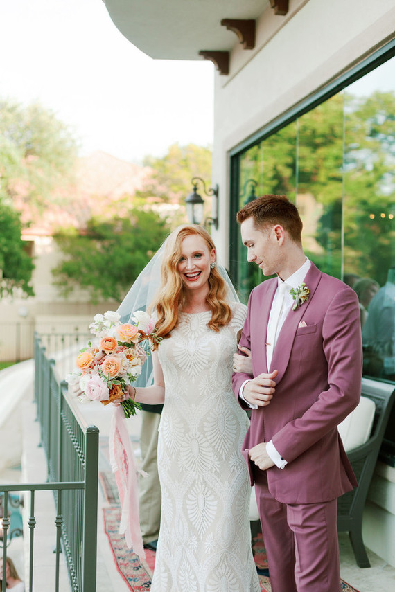 Intimate late summer backyard wedding in Austin