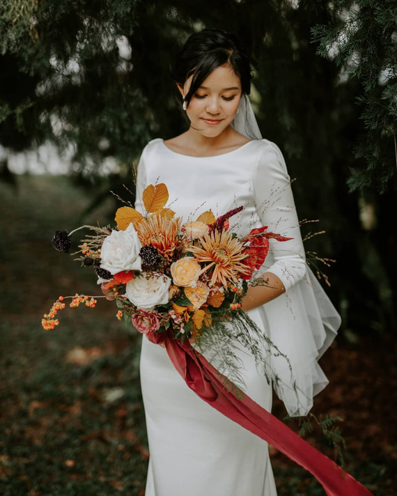 Gorgeous fall bridal bouquet Inspiration