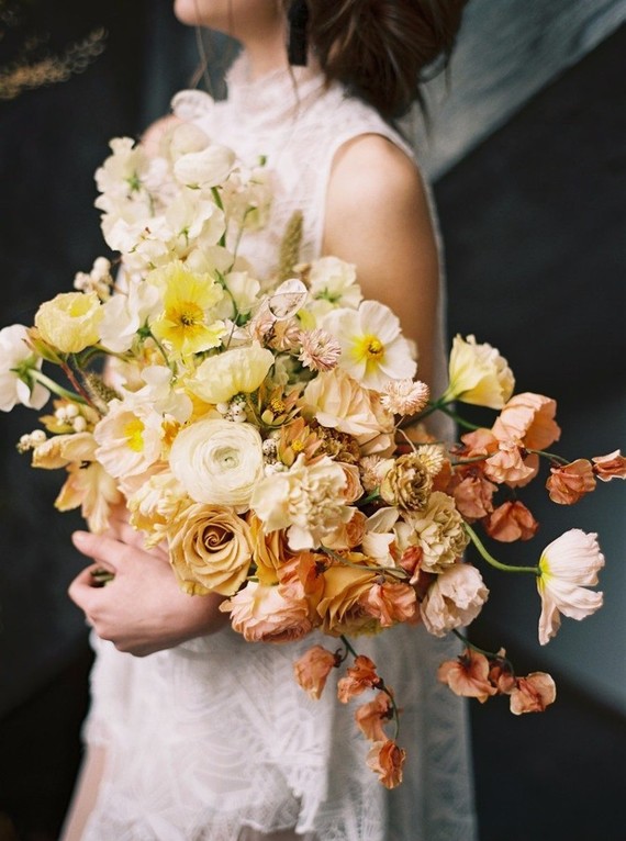 Ombre fall bridal bouquet Inspiration