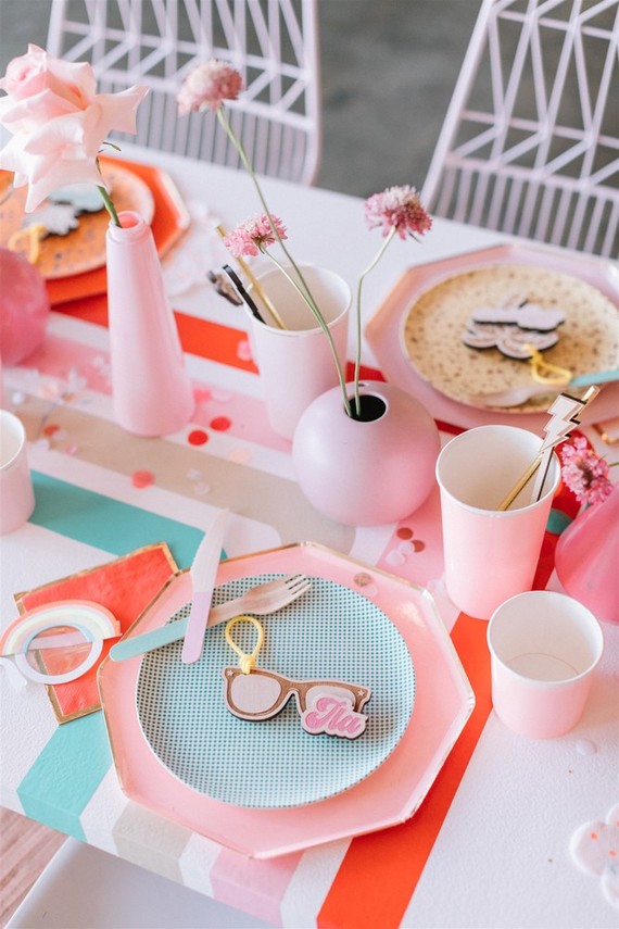 Colorful modern kids party