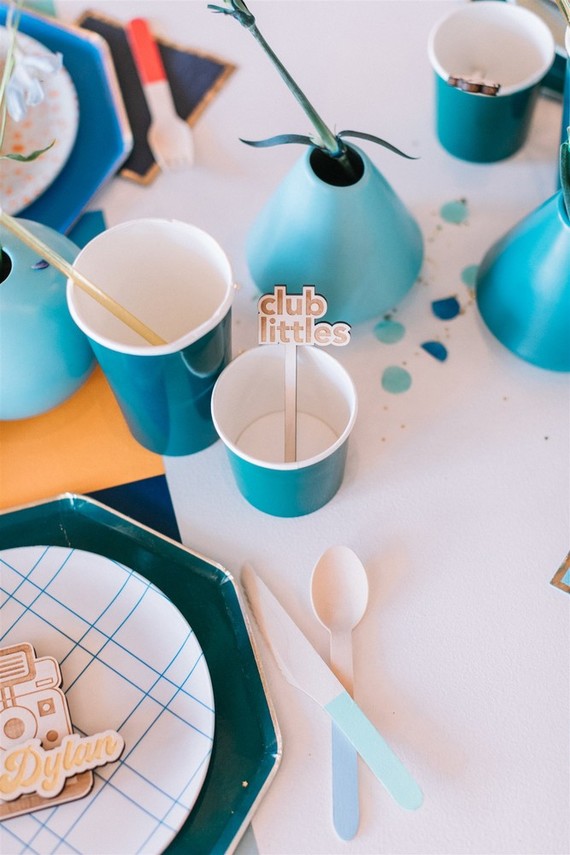 Colorful modern kids party Inspiration