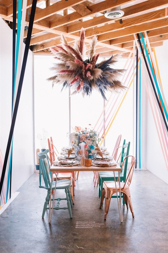 Colorful modern kids party Inspiration