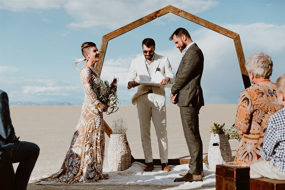 A unique adventurous glamping wedding at Black Rock