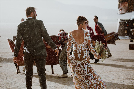 A unique adventurous glamping wedding at Black Rock